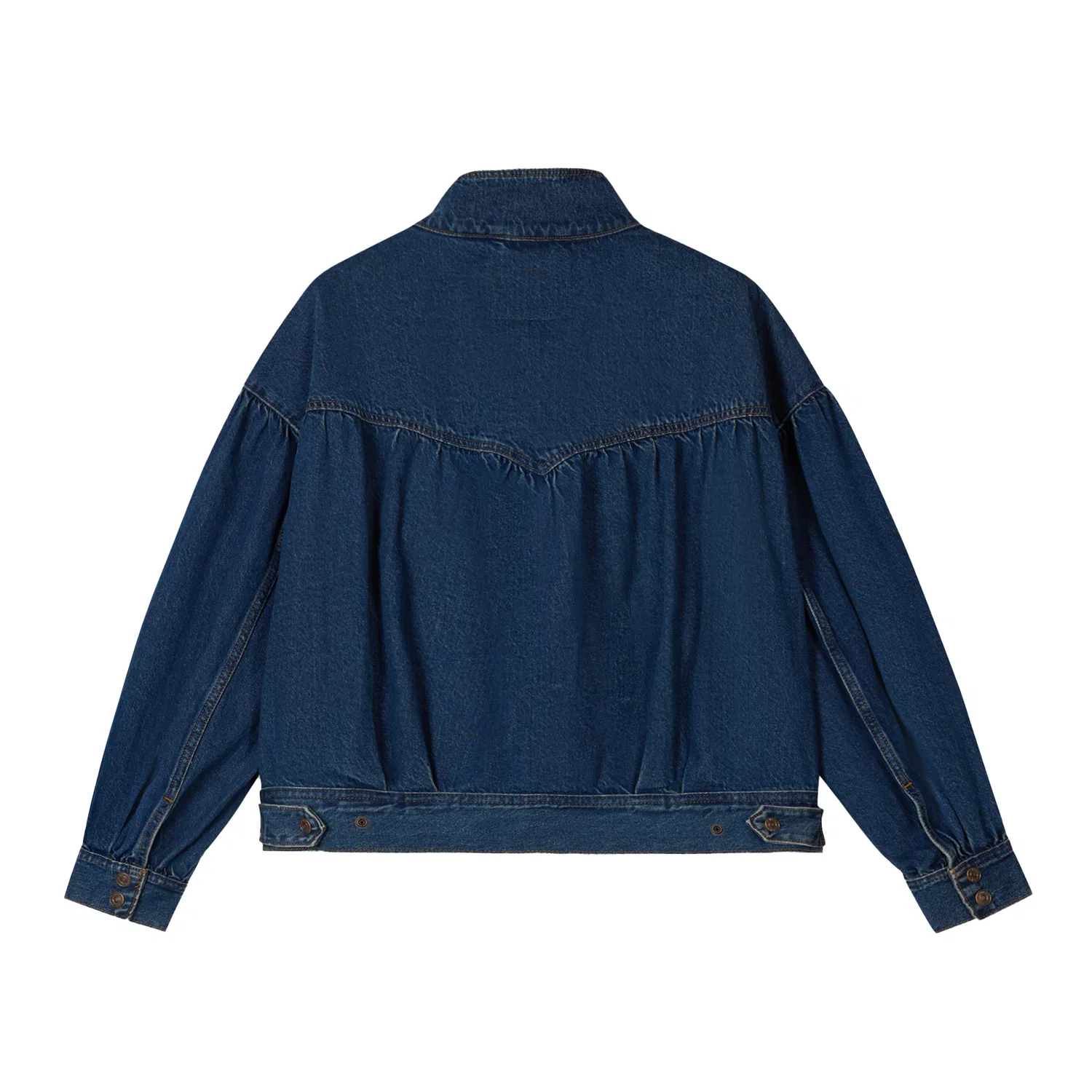 Джинсовая куртка женская Blue, со стоячим воротником Levis — фото 3