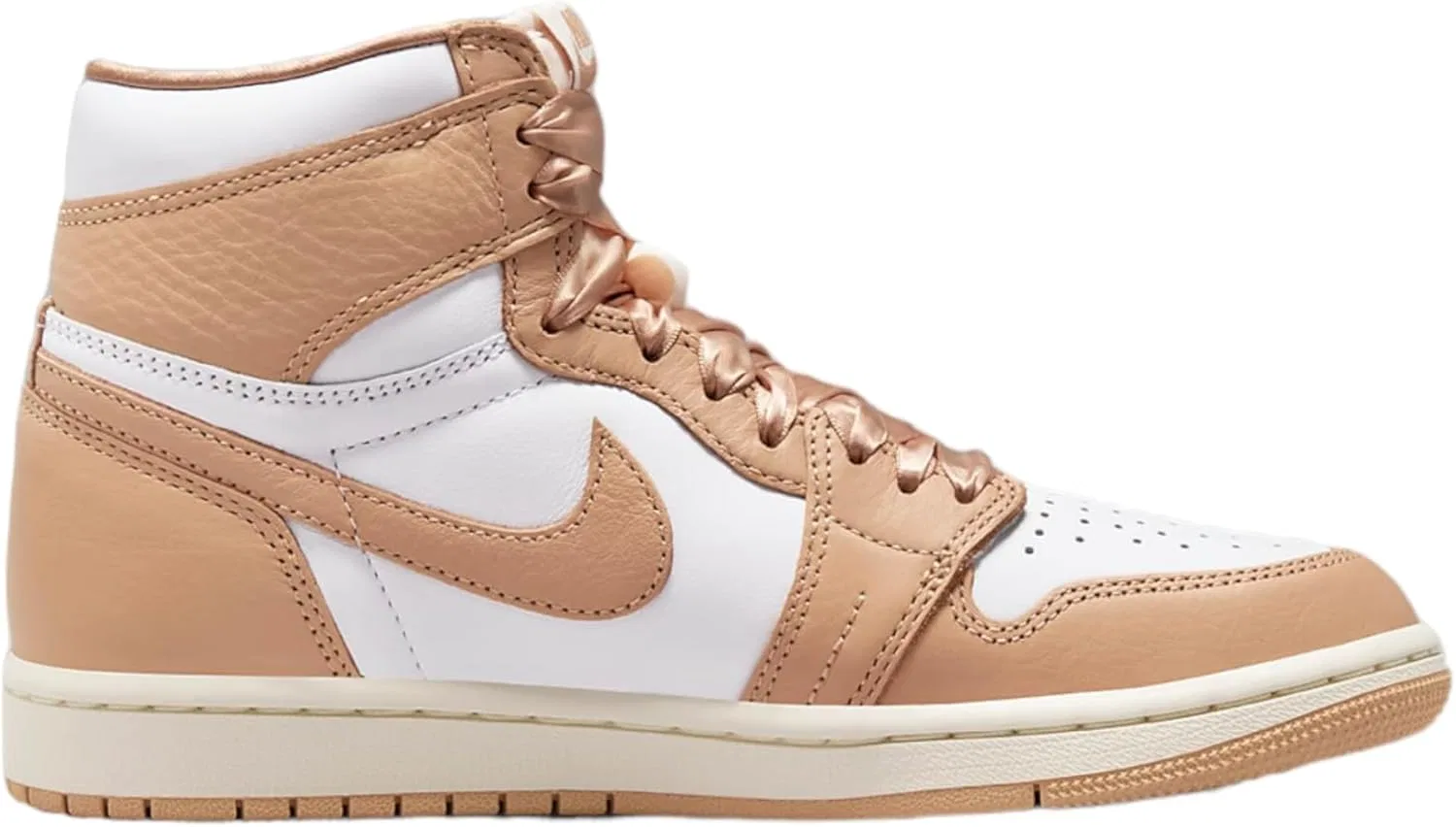 Кроссовки мужские Nike Air Jordan 1 Retro High OG, цвет Sail Pale Vanilla Black — фото 3