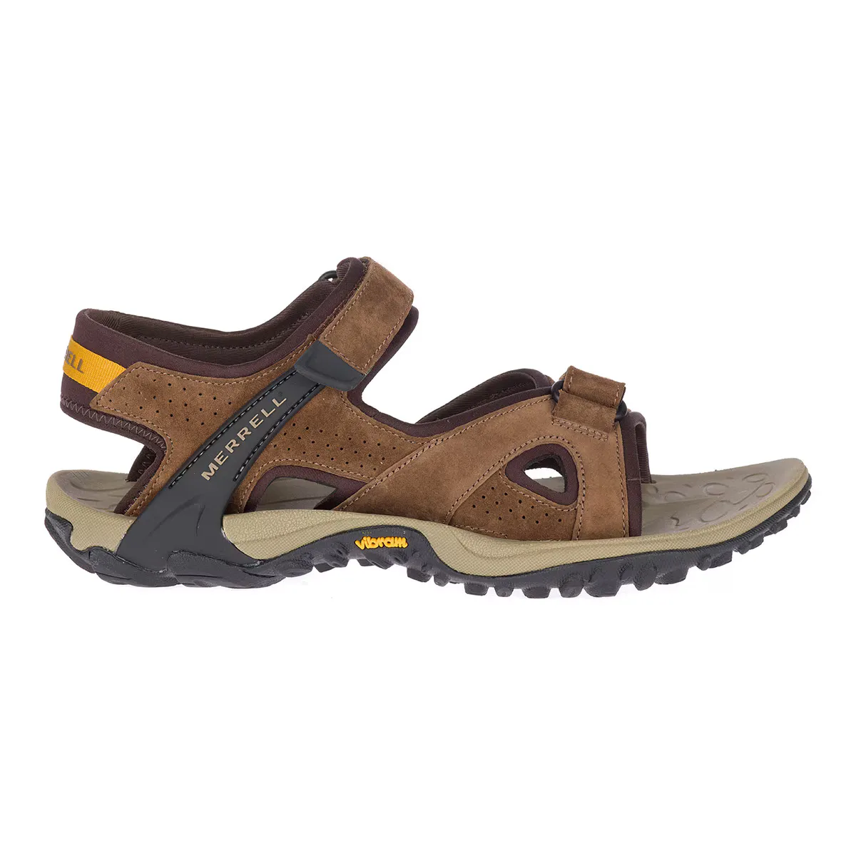 

Мужские сандалии Kahuna с 4 ремешками Merrell Mountain, коричневый