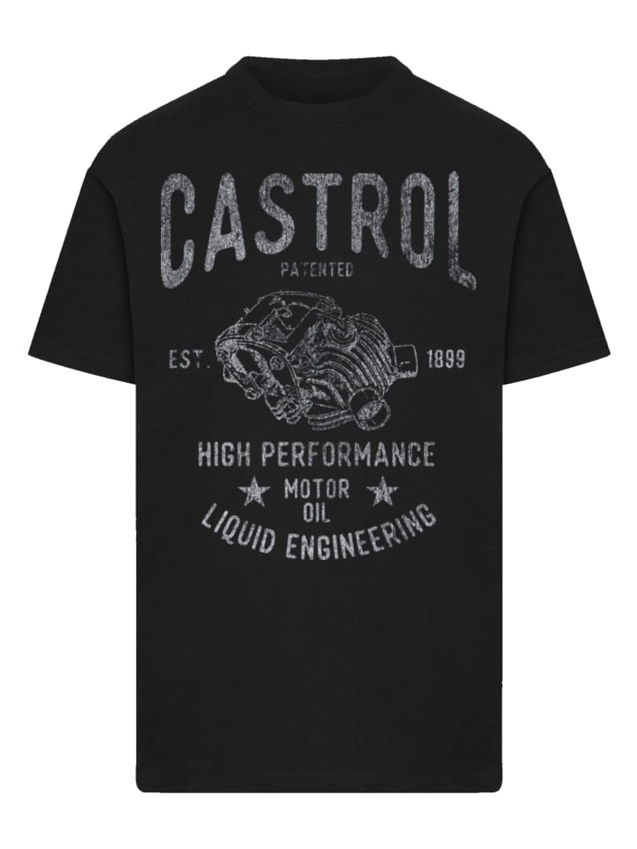 

Футболка Castrol Retro Engine черного цвета F4NT4STIC, Черный, Футболка Castrol Retro Engine черного цвета F4NT4STIC