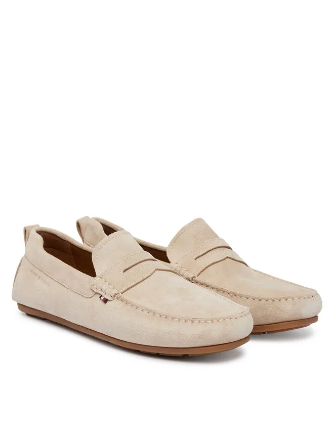 Tommy Hilfiger Мокасины Core Hilfiegr Suede Driver FM0FM05789 бежевые — фото 2