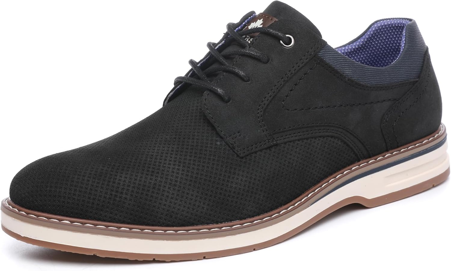 

Мужские повседневные классические туфли DECARSDZ с шнуровкой для мужчин, черный