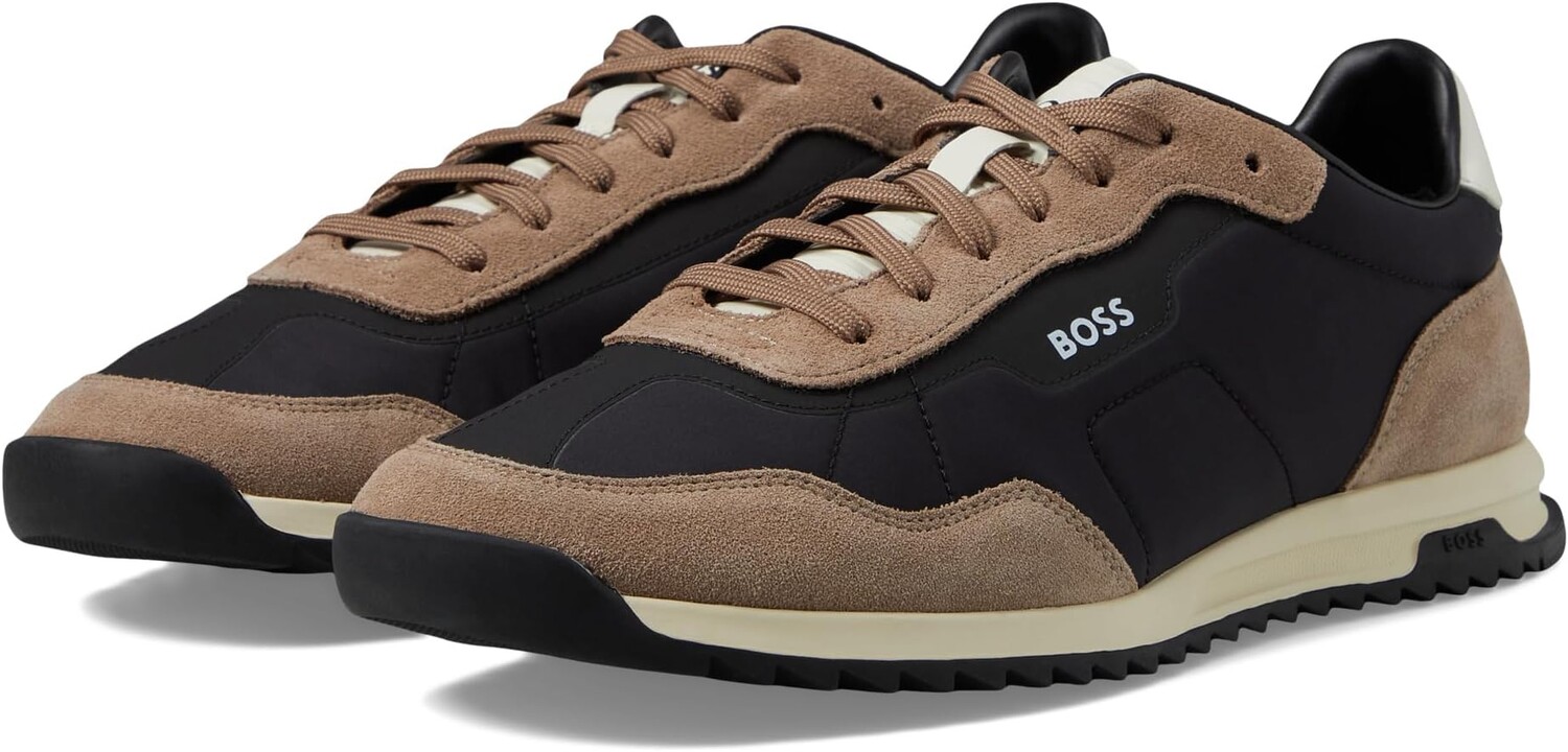 

Кроссовки BOSS Zayn Low Profile Sneaker, цвет Tan/Black Coal, Черный, Кроссовки BOSS Zayn Low Profile Sneaker, цвет Tan/Black Coal