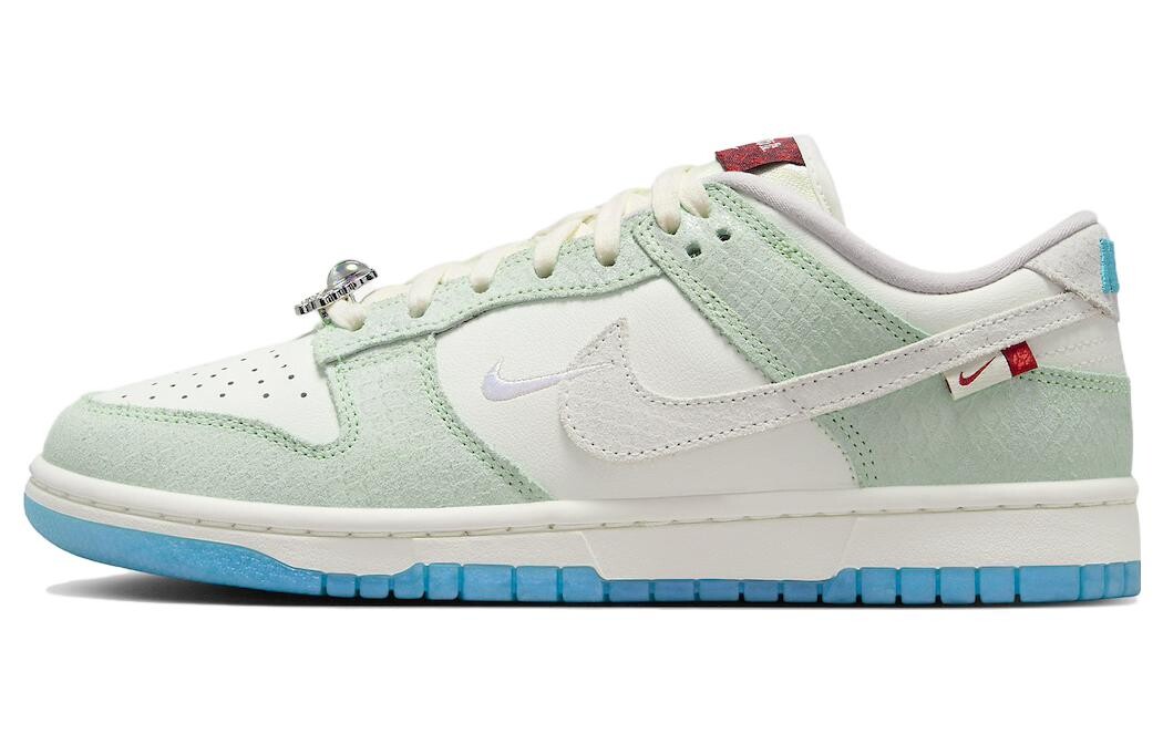 Женские кроссовки для скейтбординга Nike Dunk, Бежевый/Зеленый
