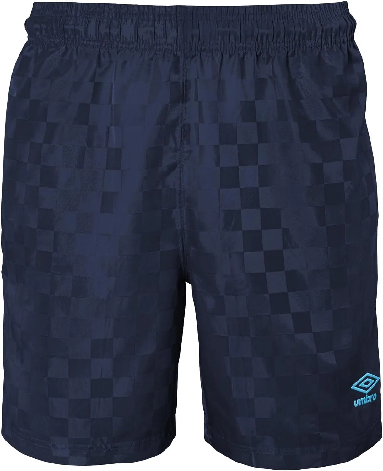 Шорты Umbro Checkerboard для мальчиков, Dark Navy/Blue Coral
