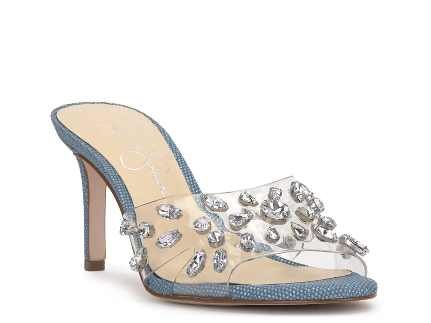 

Сандалии Primana Sandal Jessica Simpson, цвет clear_denimblue