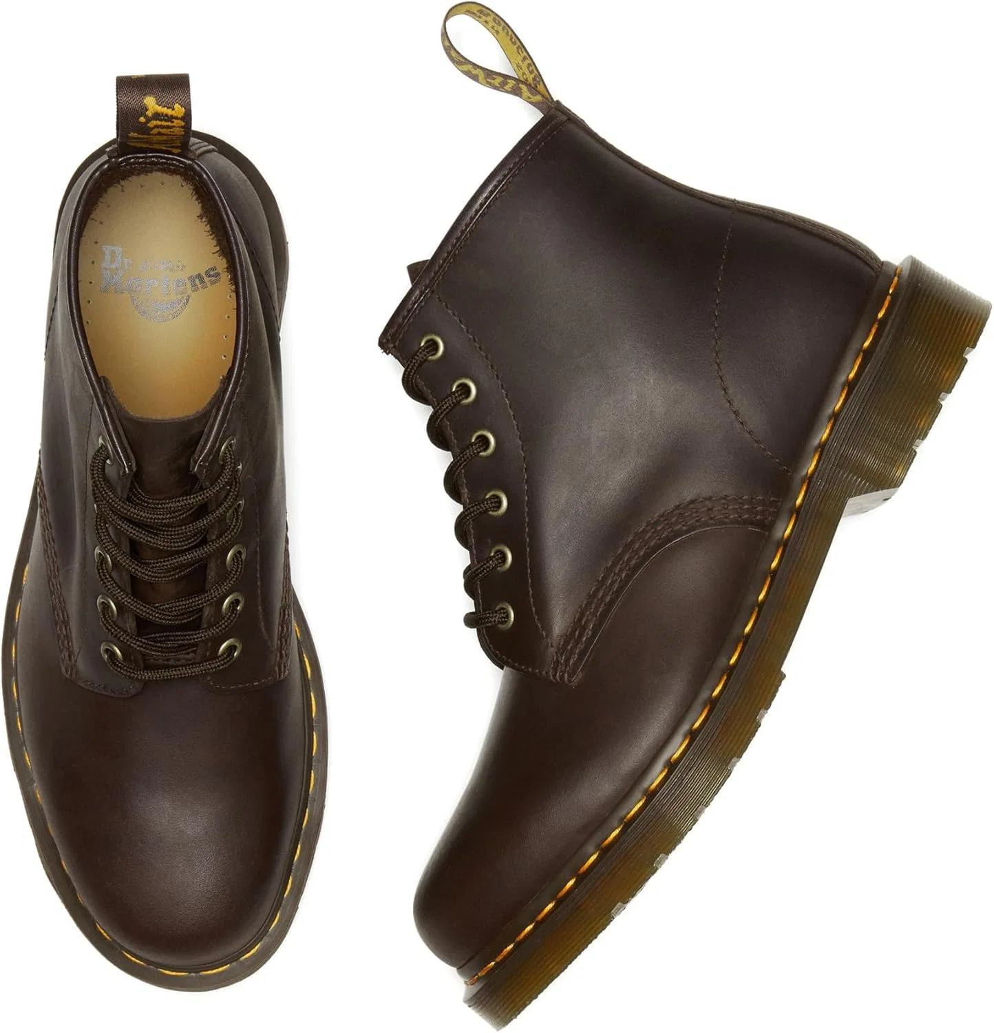 Женские ботинки Dr. Martens 101 23164001 Black Harvest с 6 отверстиями — фото 2
