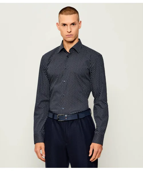 

Рубашка h-hank-kent-c1-214 Slim fit Boss, синий