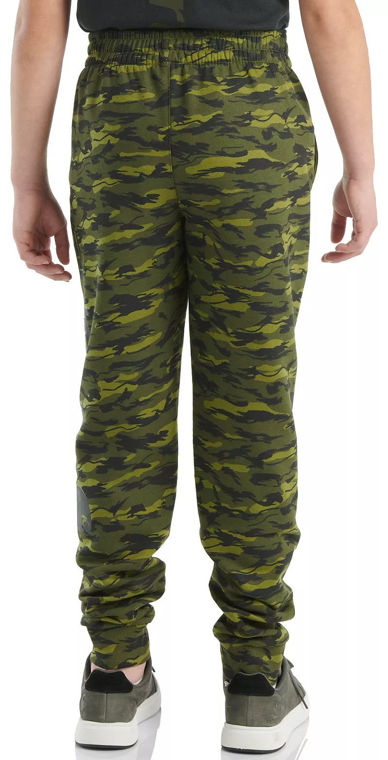 

Флисовые спортивные штаны с камуфляжным логотипом Carhartt для мальчиков