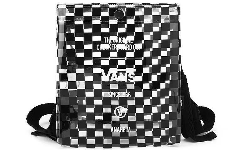 

Vans Черная женская наплечная сумка через плечо из ПВХ