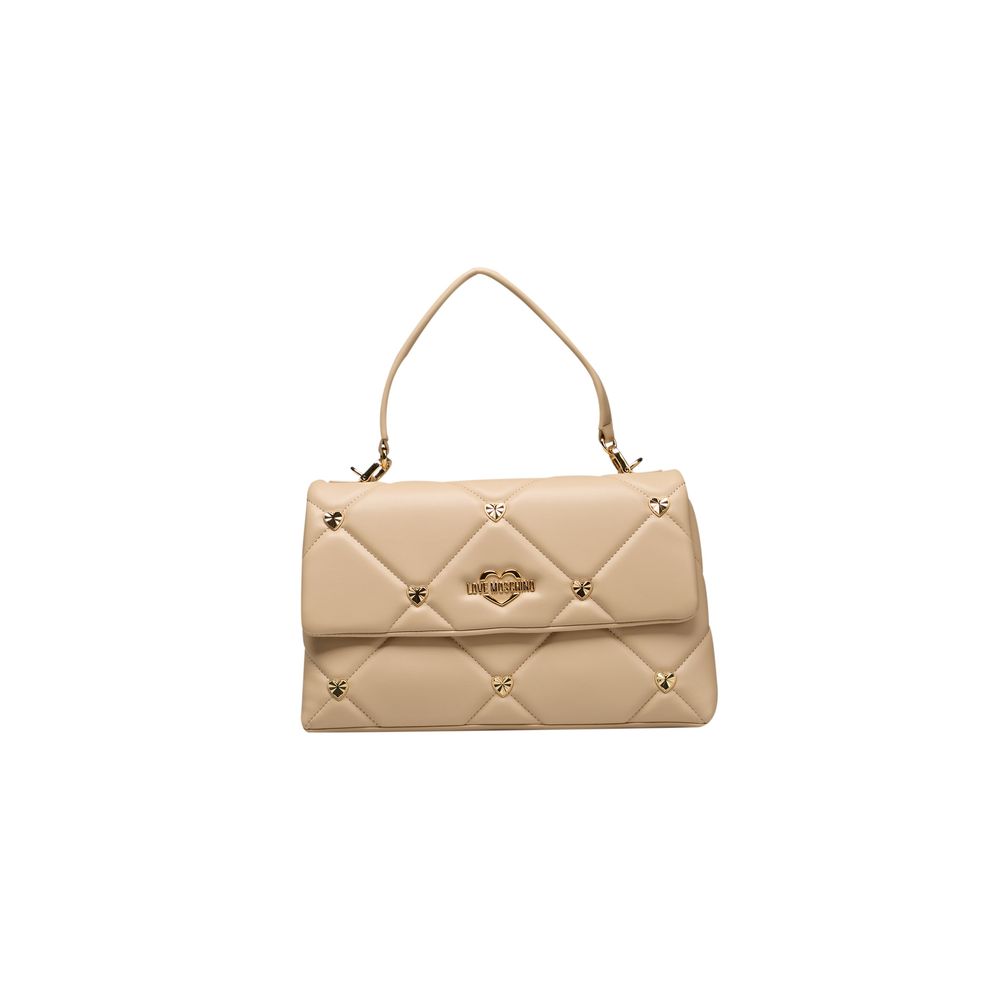 

Бежевая полиэтиленовая сумка LOVE MOSCHINO