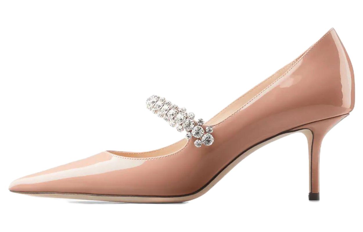 Бинг Слим Хилл Высокие каблуки 6,5 см Женские Балетный розовый Jimmy Choo — фото 2