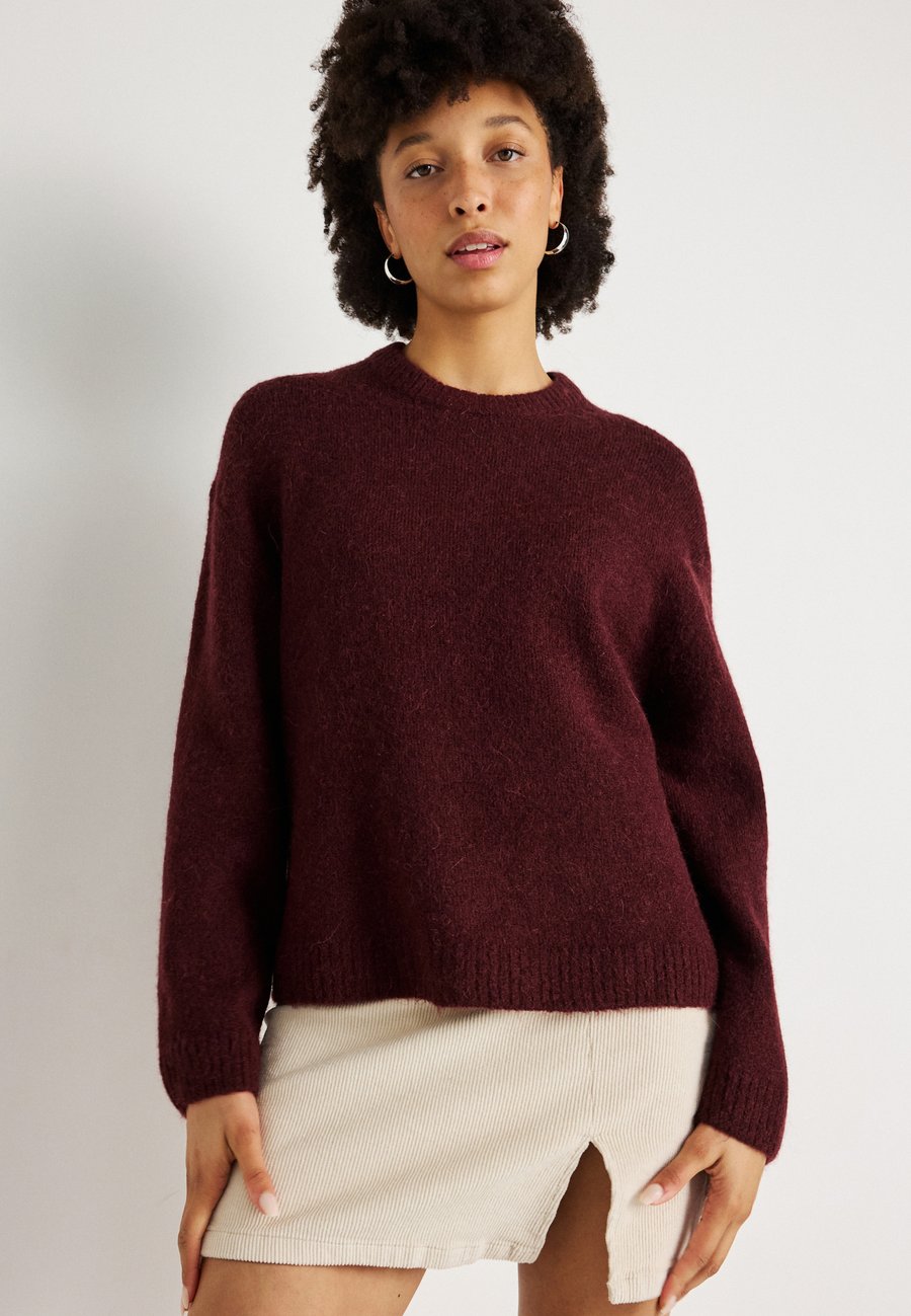 

Джемпер Gina Tricot CREW NECK SWEATER, Tawny Port/Dark Red