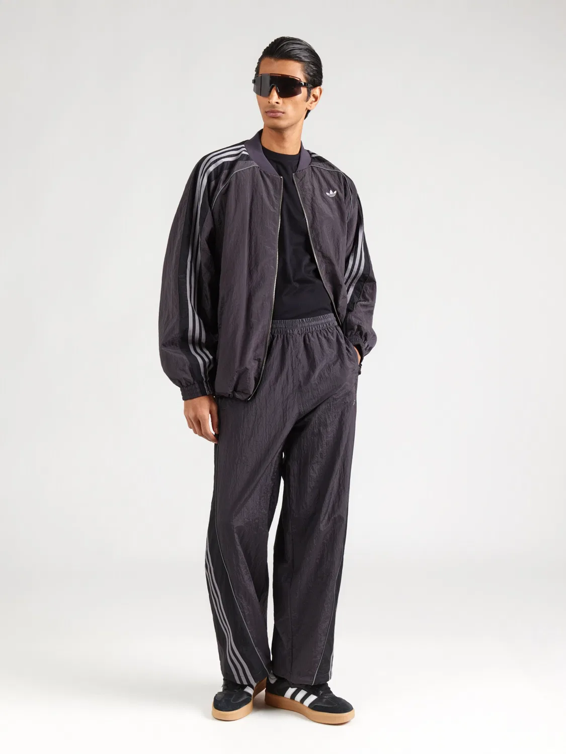 Брюки Adidas Originals свободного кроя Adilenium Season 5 черного цвета — фото 4
