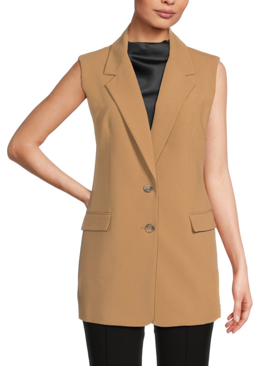 

Блейзер без рукавов DKNY, желто-коричневый