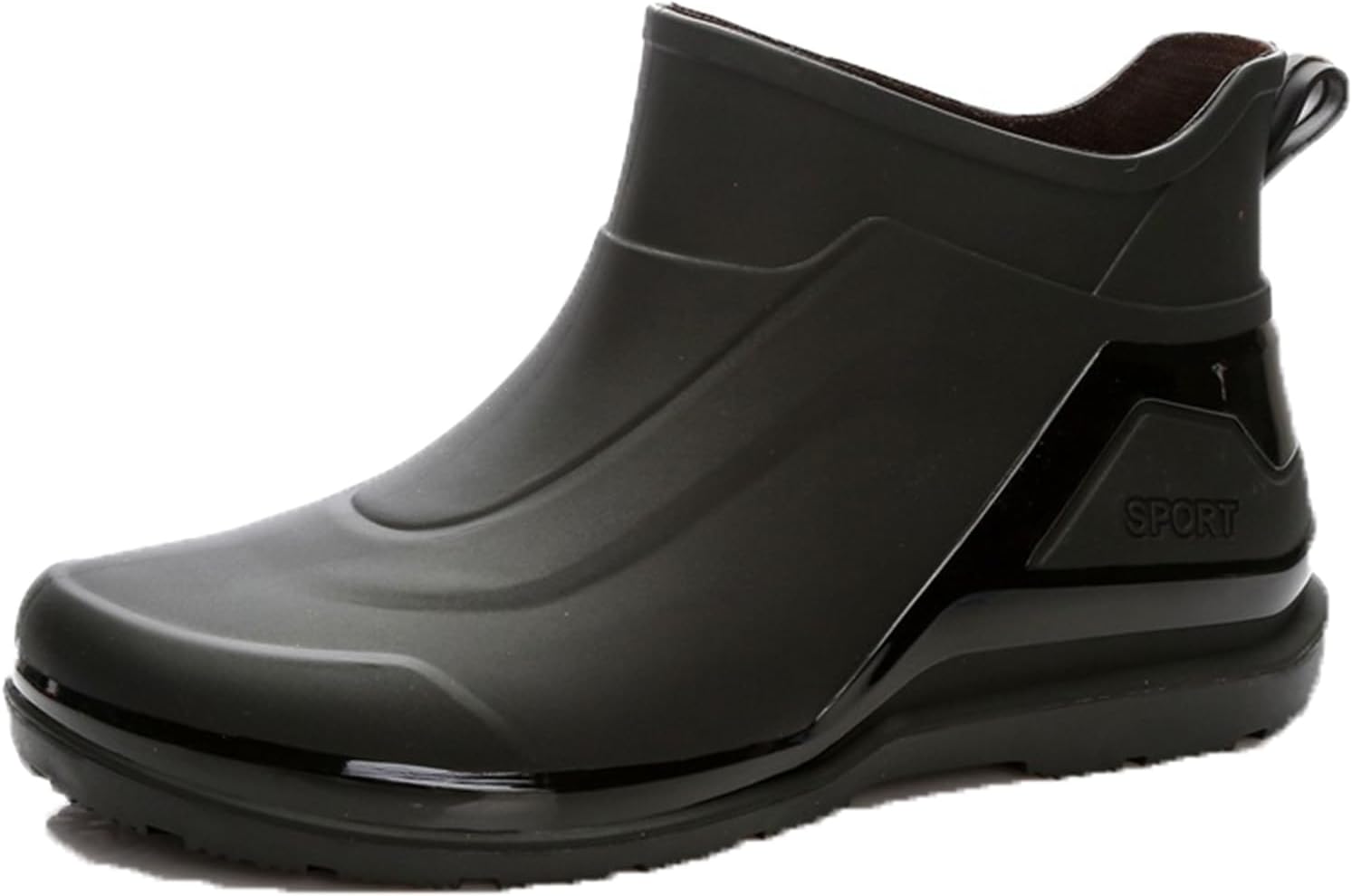 

Мужские непромокаемые резиновые сапоги AUXDIQ, ботинки до щиколотки для улицы и сада, черный