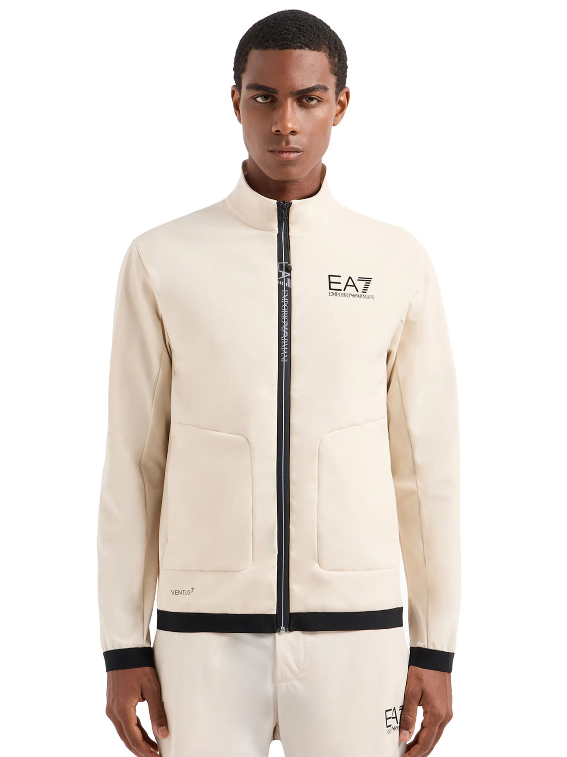 

Куртка giacca golf pro in nylon stretch Ea7, бежевый