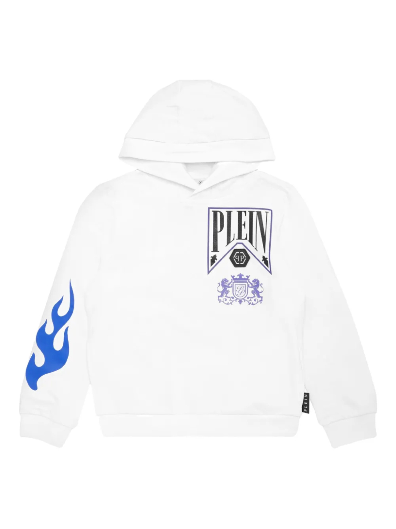 

Толстовка Philipp Plein Strass Flame Racing, белый