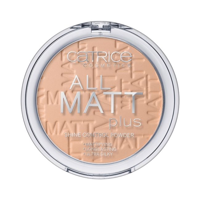 

Полностью матовая компактная пудра Catrice, цвет 025 sand beige, 10 гр