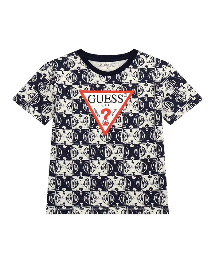 

Футболка с коротким рукавом для мальчиков старшего возраста GUESS, синий