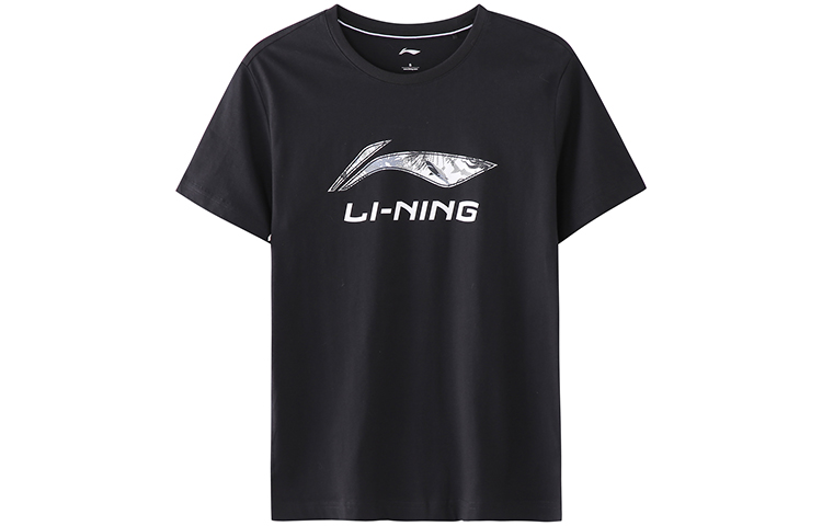 

LINING Футболка мужская черная, Черный, LINING Футболка мужская черная