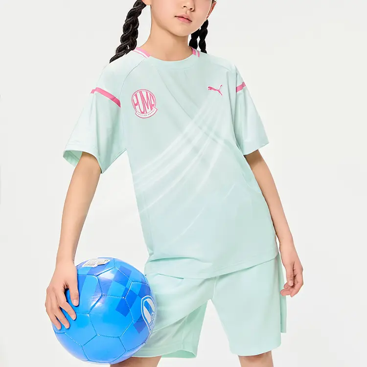 PUMA Повседневная спортивная одежда performance ss25 pink green kids — фото 3