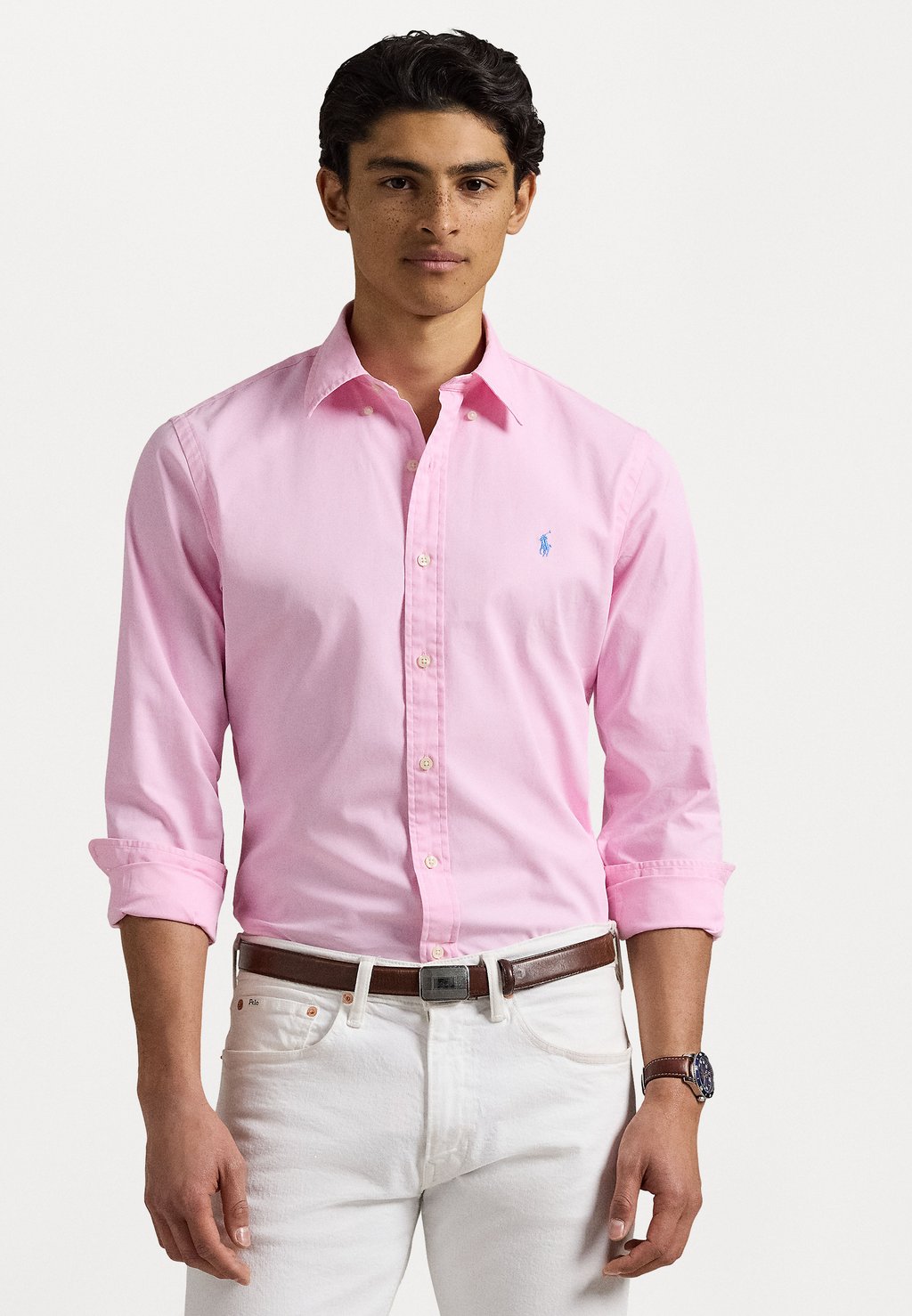 

Рубашка CUSTOM FIT TWILL SHIRT Polo Ralph Lauren, фуксия