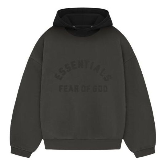 

Толстовка ss24 nylon fleece hoodie 'ink jet black' Fear Of God Essentials, черный