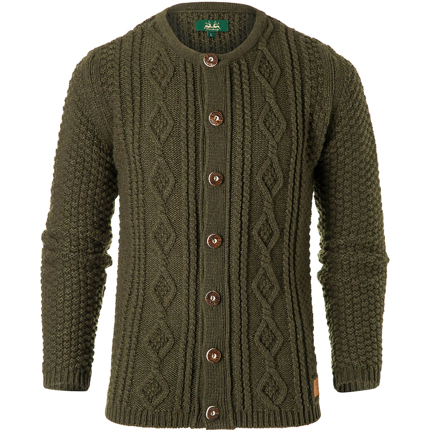 

Толстовка Wiesnkönig Strickjacke Ferdinand, зеленый