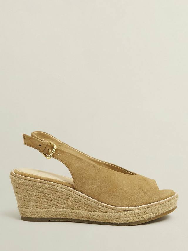 Песочники-эспадрильи Kali из замши Hobbs, Light Camel