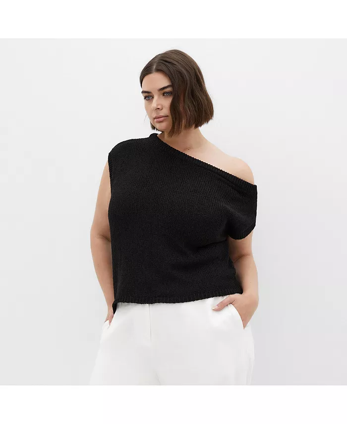 

Топ Lia Plus Size CITY CHIC, черный