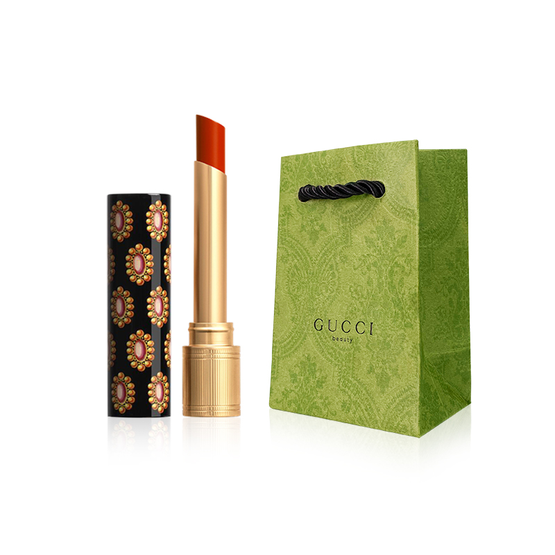 

Limited Edition Lip Glosses Lipstick Shopping Bag Легко растушевывается 1 шт/2 уп GUCCI, #515 lifetime beloved+mini shopping bag