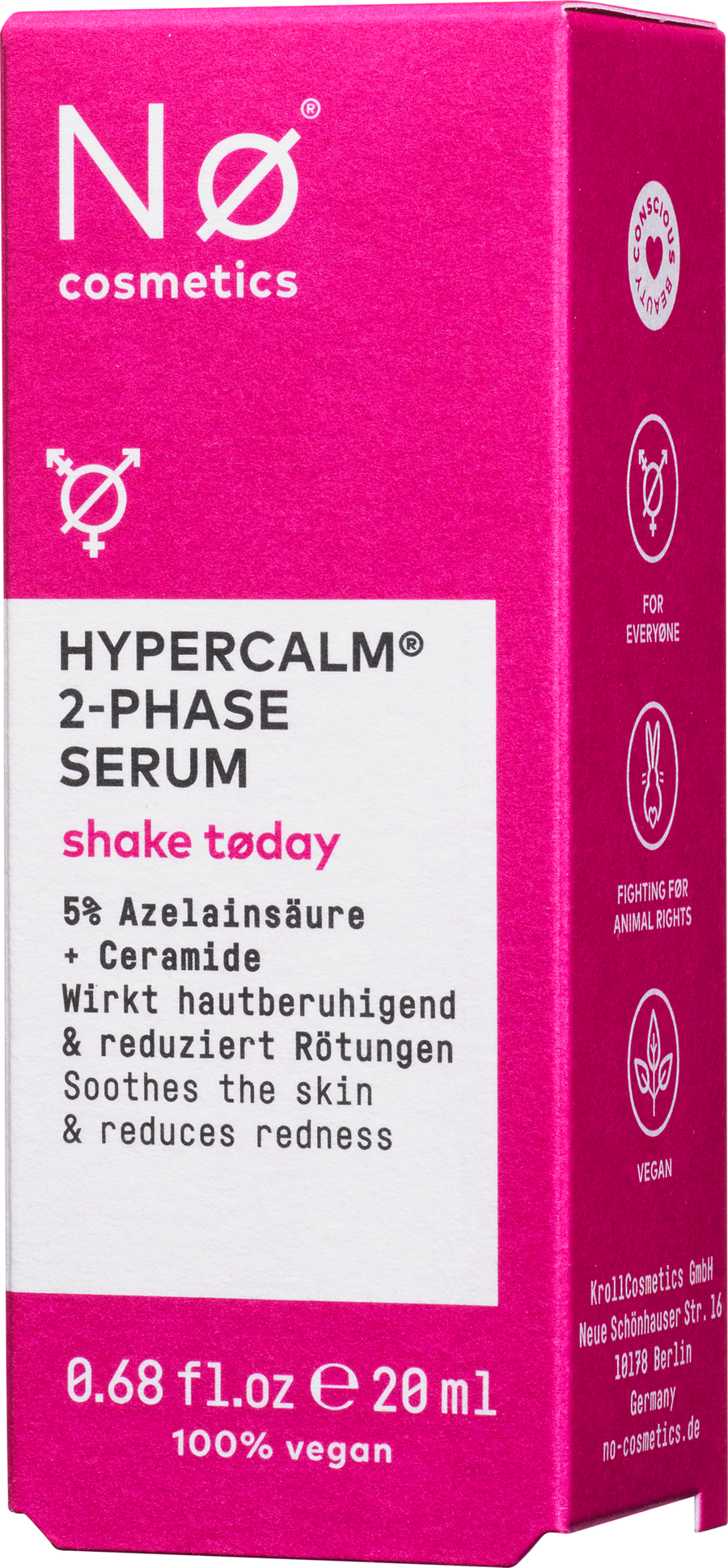 

Сыворотка для лица Nø shake today HyperCalm 2Phase Cloud Serum