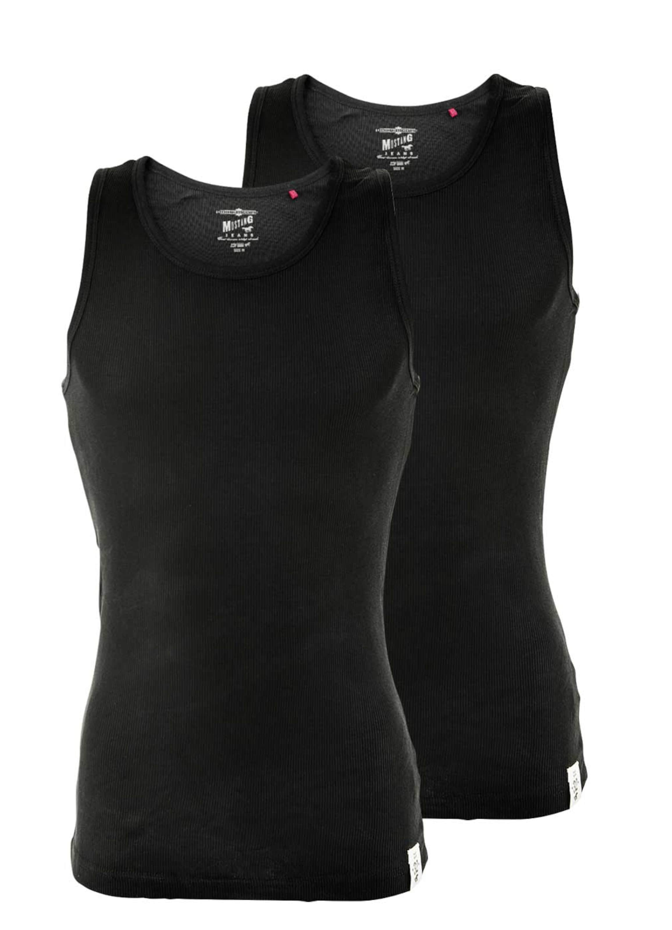 

MUSTANG Футболка в черном цвете