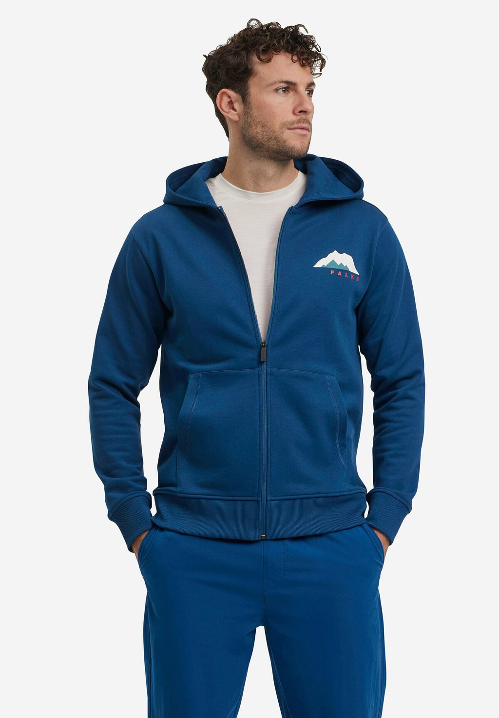 

Толстовка на молнии FALKE, синий