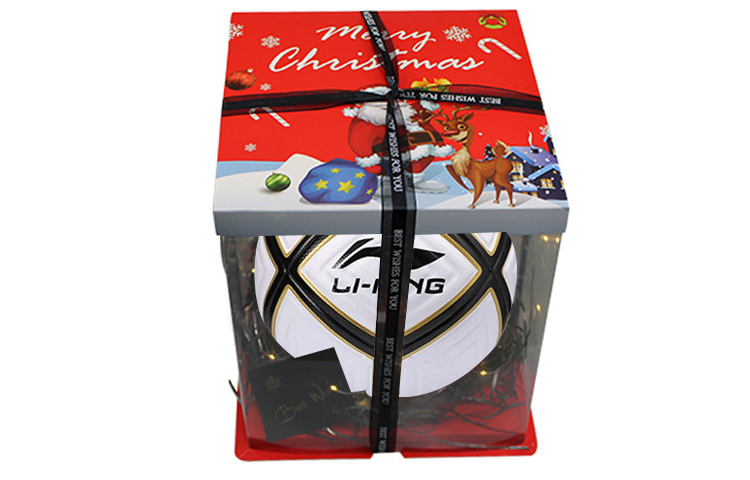 

LINING Размер 4 футбольный мяч TPU Unisex черный белый