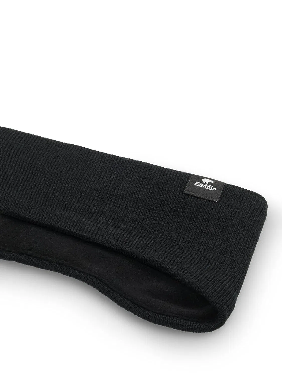 Женская повязка на голову Eisbär Hagen Black Merino Eisbär, Black — фото 2