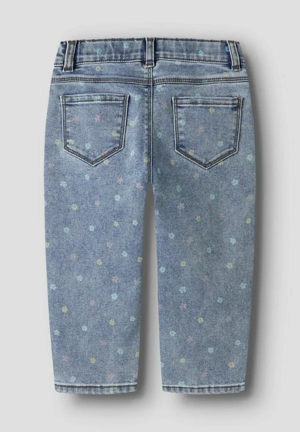 Джинсы nmfbella mom shaped jeans 3555on noos straight leg jeans Name It, Medium Blue Denim — фото 2