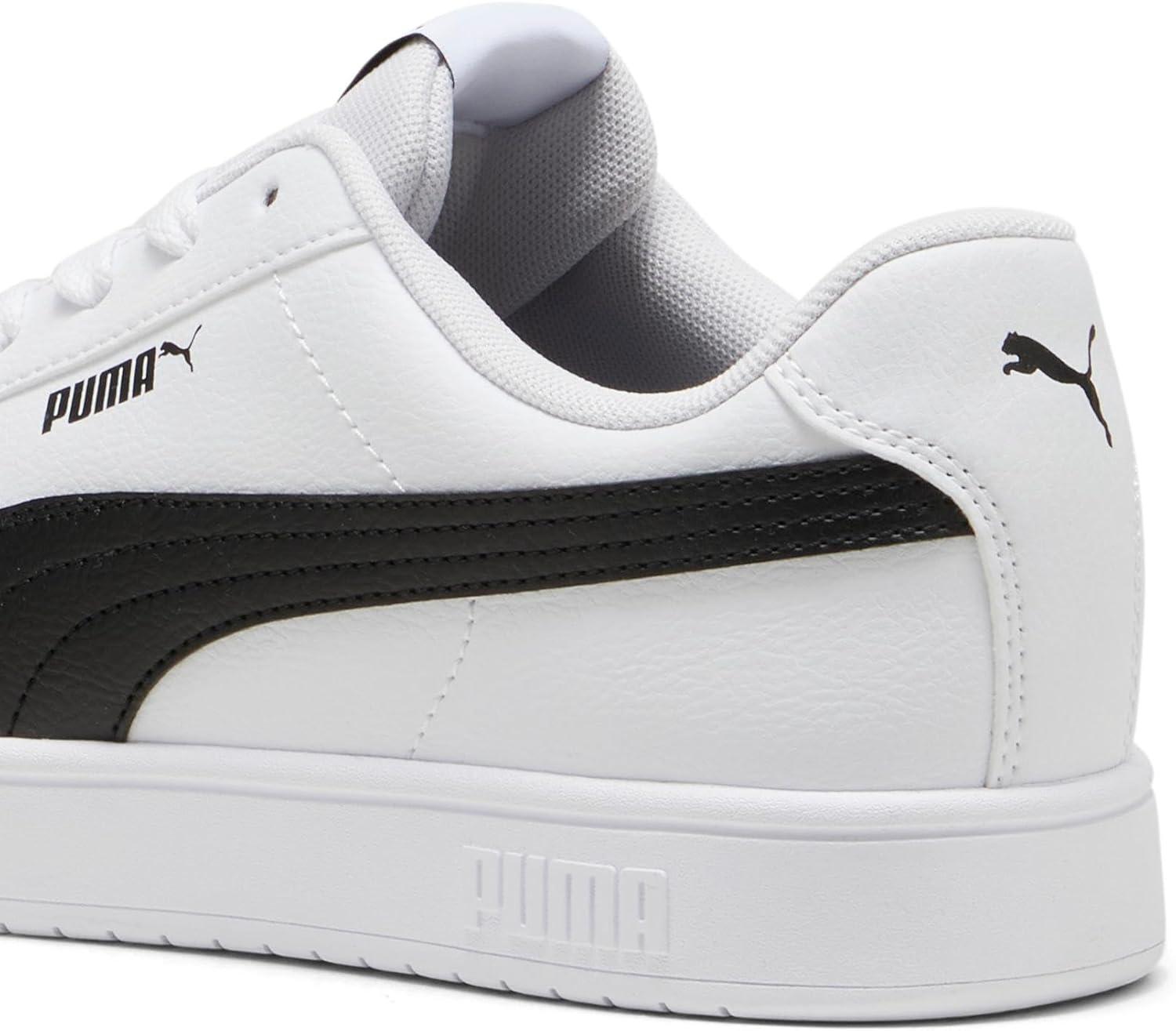 Кроссовки Puma Unisex-Adult Smash V2, белый/черный — фото 2