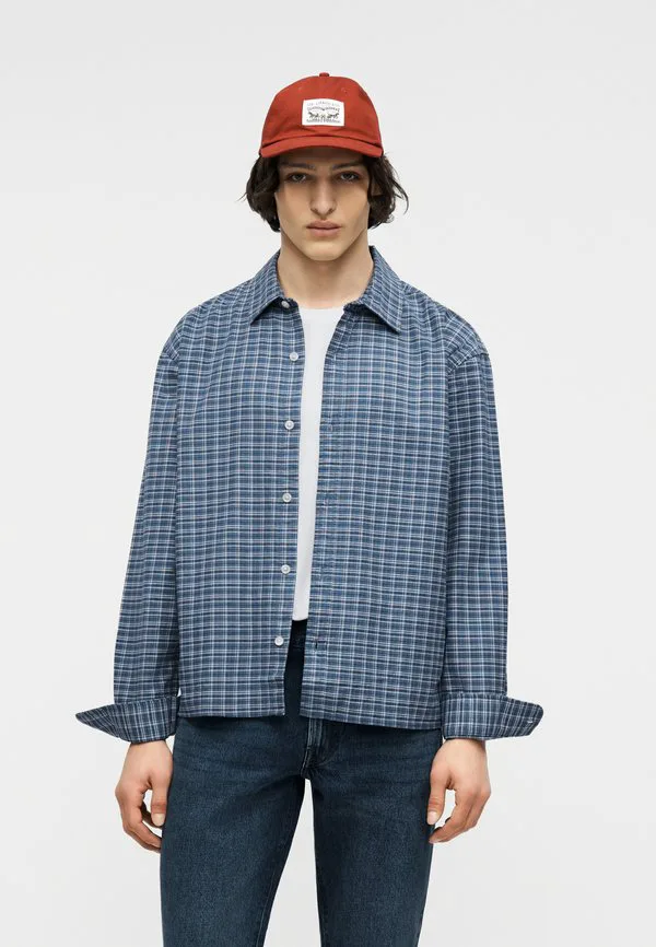 Укороченная рубашка Gap, Blue