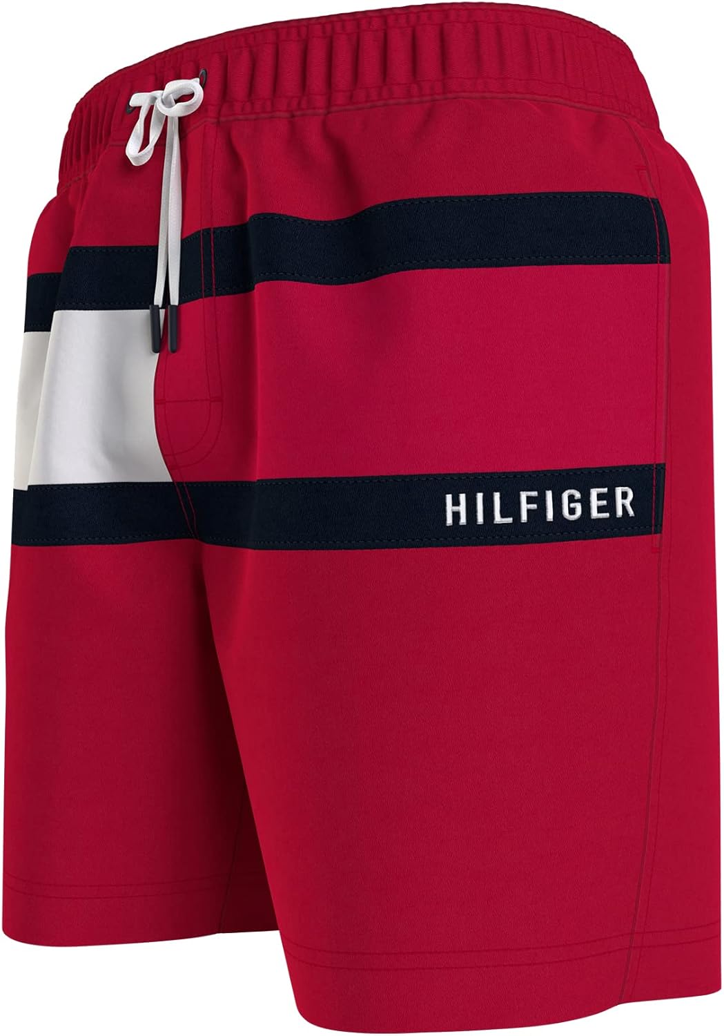 Мужские плавки Tommy Hilfiger Big & Tall с логотипом, 7 дюймов, быстросохнущие, Apple Red — фото 2