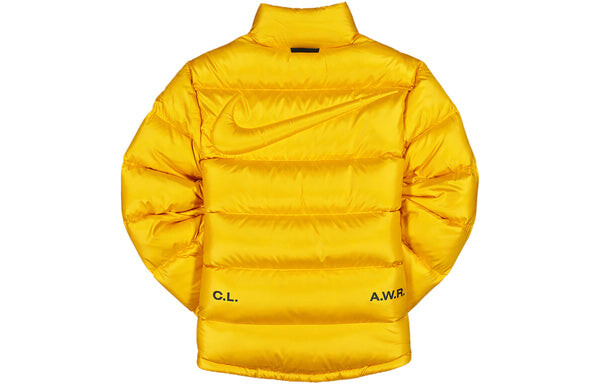 Пуховик Nike x Drake NOCTA Series Crossover Stand Collar Down Jacket Asia Edition Large Gold, желтый — фото 2