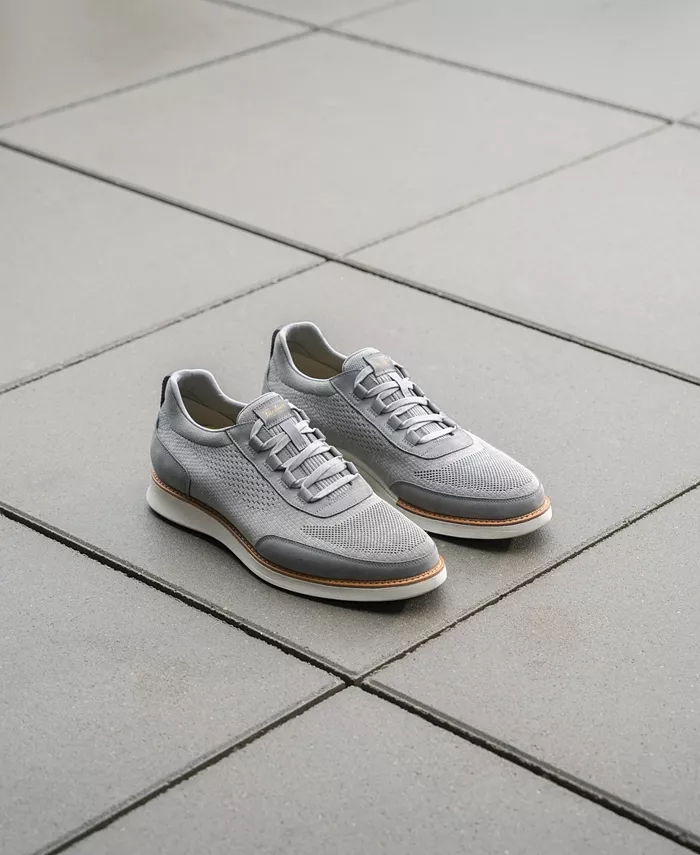 Мужские эластичные слипоны Launch Knit на шнурках Florsheim, серый — фото 3