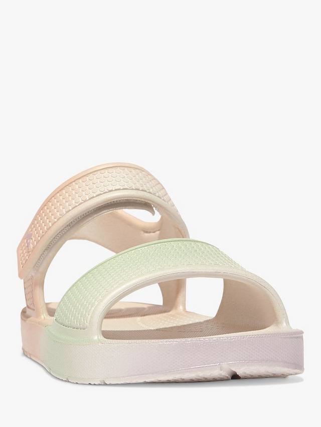 Детские сандалии Iqushion с задним ремешком FitFlop, Urban White/Mix — фото 2