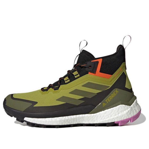 

Кроссовки terrex free hiker 2 gore-tex 'pulse olive' Adidas, зеленый