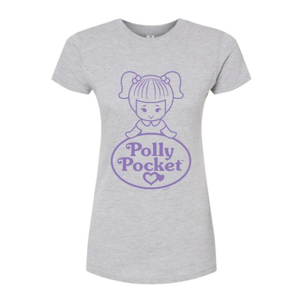 

Футболка с логотипом Juniors Polly Pocket, серый