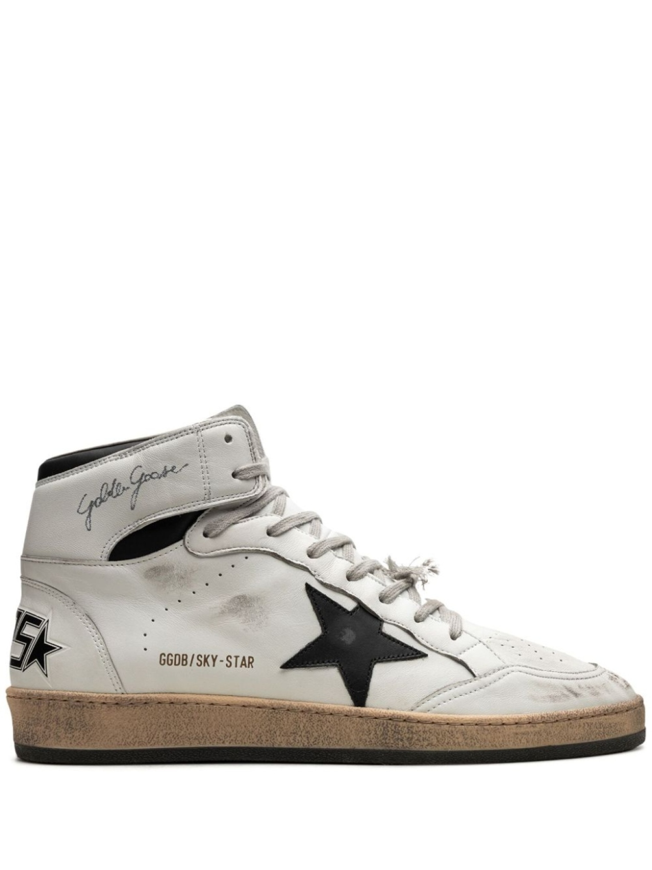 

Golden Goose высокие кеды Sky-Star Multi-Color, белый