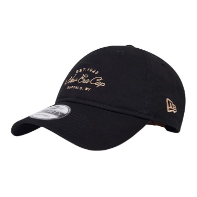 

New Era Хлопковая бейсболка унисекс черная, Black