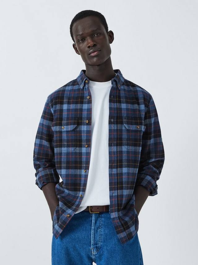 

Футболка Singi Organic Cotton Regular Fit в клетку Fjällräven, Dark Navyindigo Blue