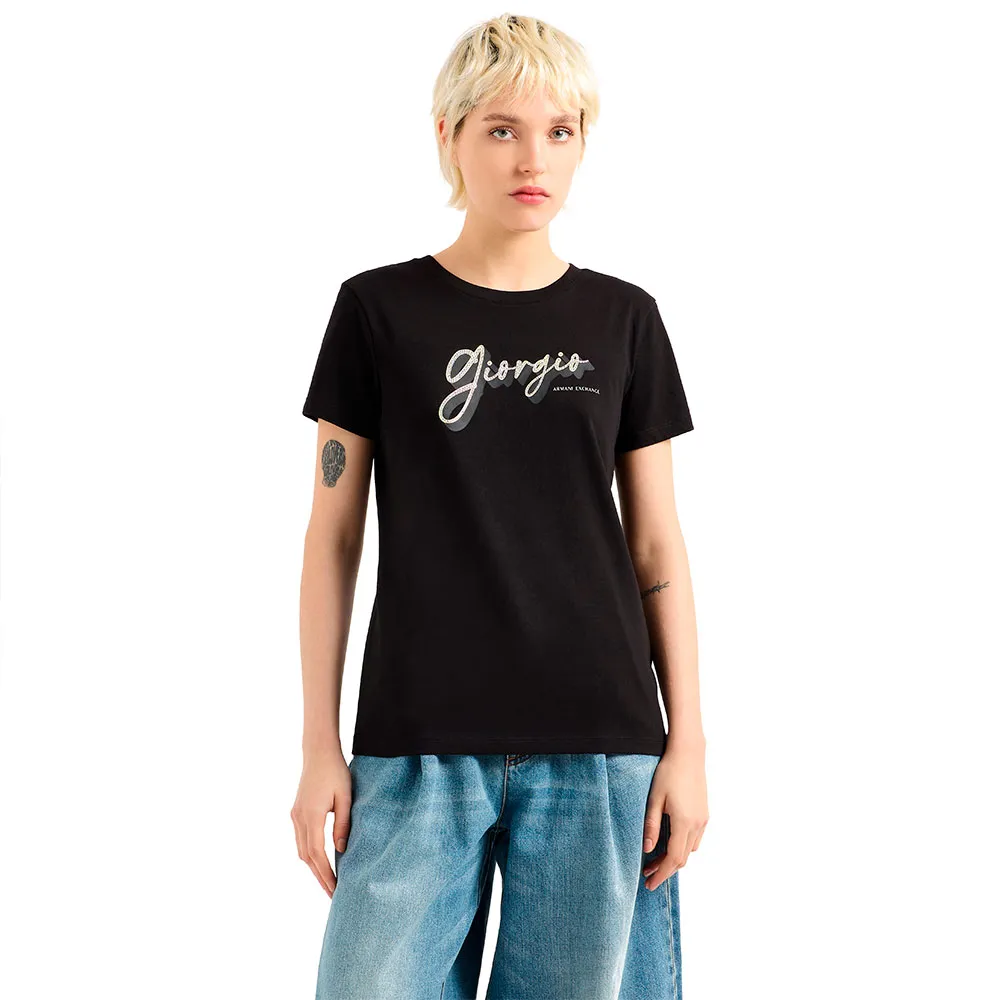 

Футболка с коротким рукавом Armani Exchange XW000542_AF10359, черный